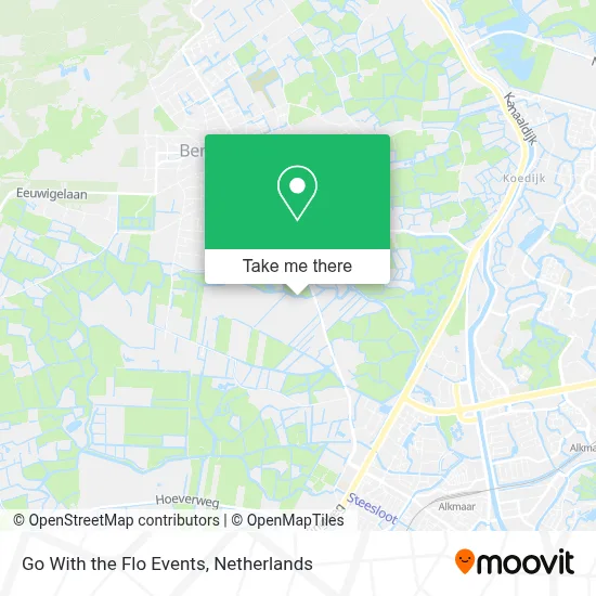Go With the Flo Events map