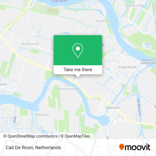 Call De Roon map