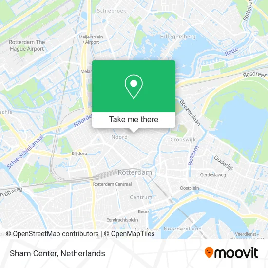 Sham Center map