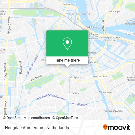 Hongdae Amsterdam map