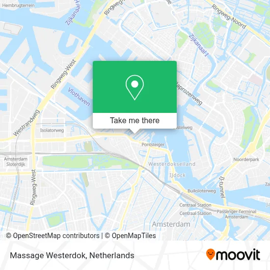 Massage Westerdok map