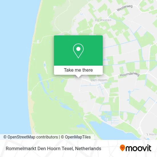 Rommelmarkt Den Hoorn Texel Karte