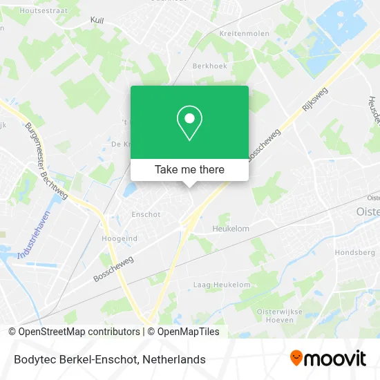 Bodytec Berkel-Enschot map