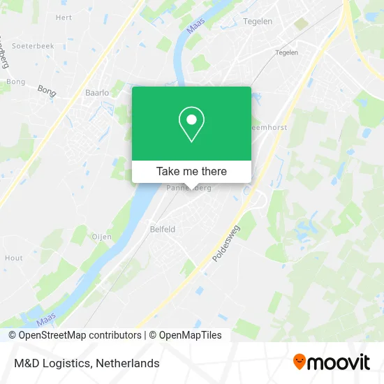 M&D Logistics map
