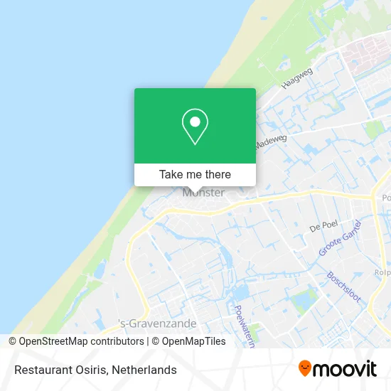 Restaurant Osiris map