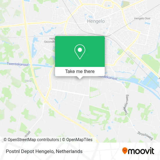 Postnl Depot Hengelo map