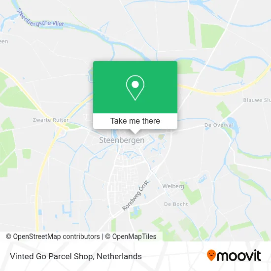Vinted Go Parcel Shop Karte