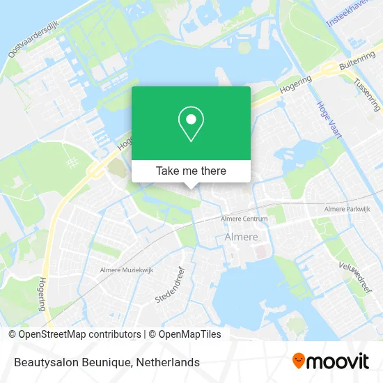 Beautysalon Beunique map