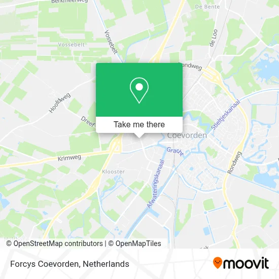 Forcys Coevorden map