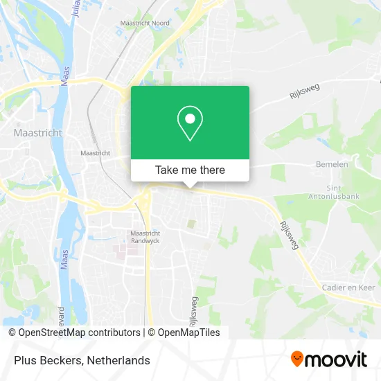 Plus Beckers map
