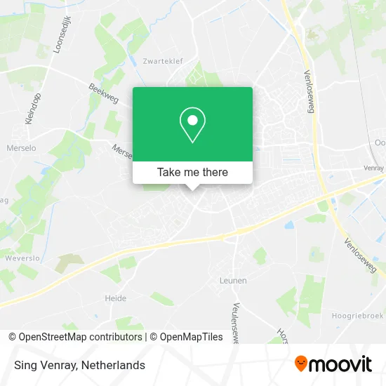 Sing Venray map