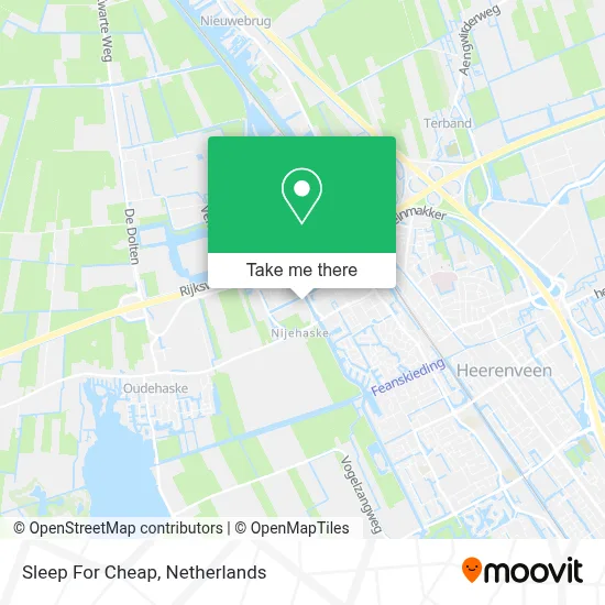 Sleep For Cheap map