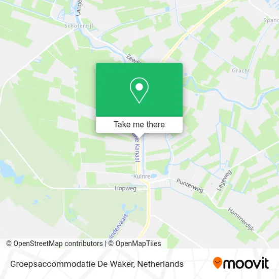 Groepsaccommodatie De Waker map