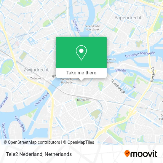 Tele2 Nederland map