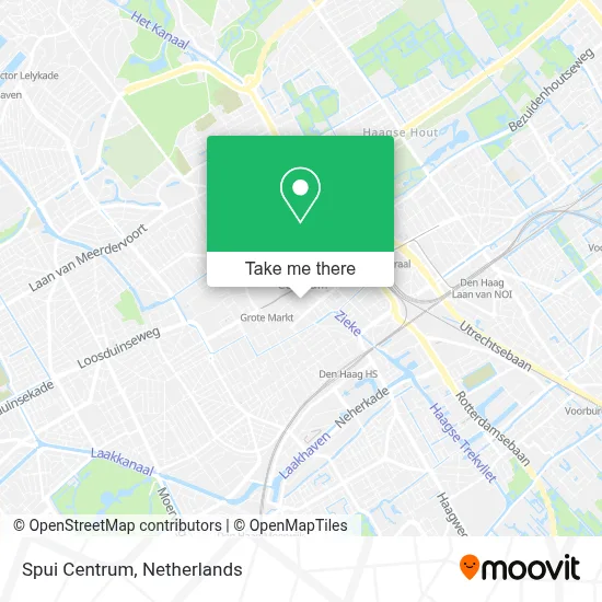 Spui Centrum map