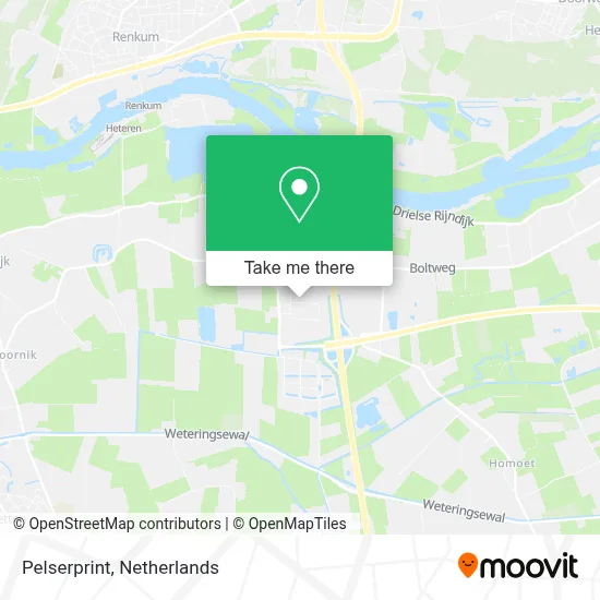 Pelserprint map