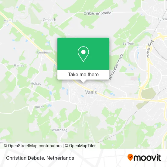 Christian Debate Karte