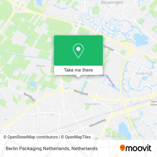 Berlin Packaging Netherlands Karte