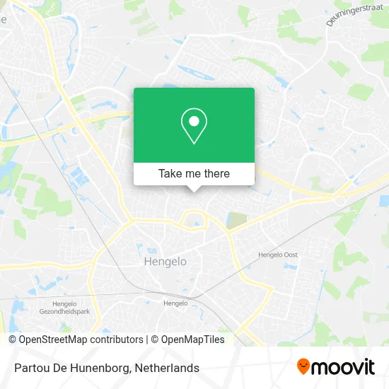 Partou De Hunenborg map