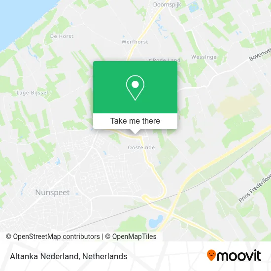 Altanka Nederland map