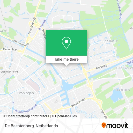 De Beestenborg Karte