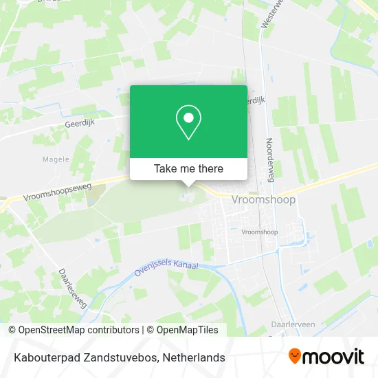 Kabouterpad Zandstuvebos map