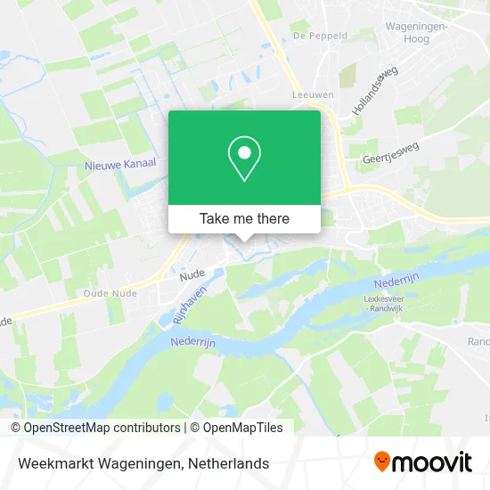 Weekmarkt Wageningen map