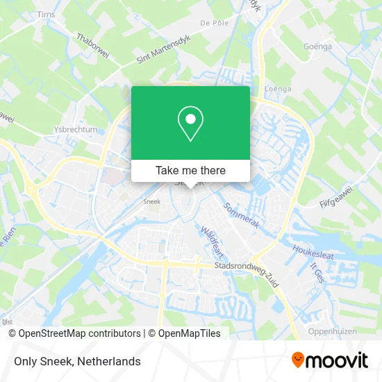 Only Sneek map