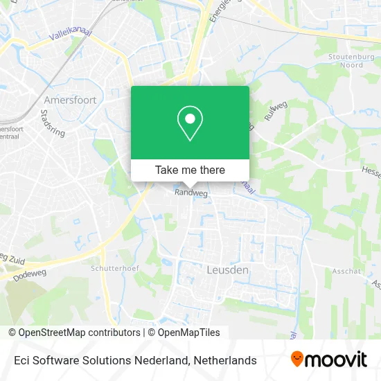 Eci Software Solutions Nederland map
