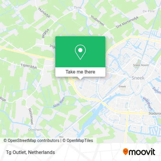 Tg Outlet map