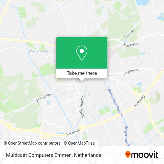 Multicast Computers Emmen map