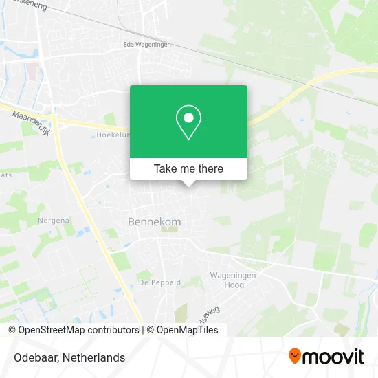 Odebaar map