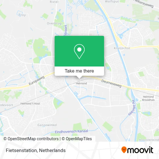 Fietsenstation map