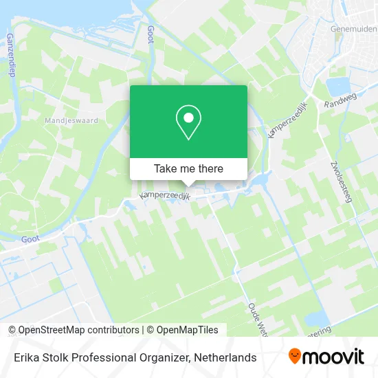 Erika Stolk Professional Organizer map