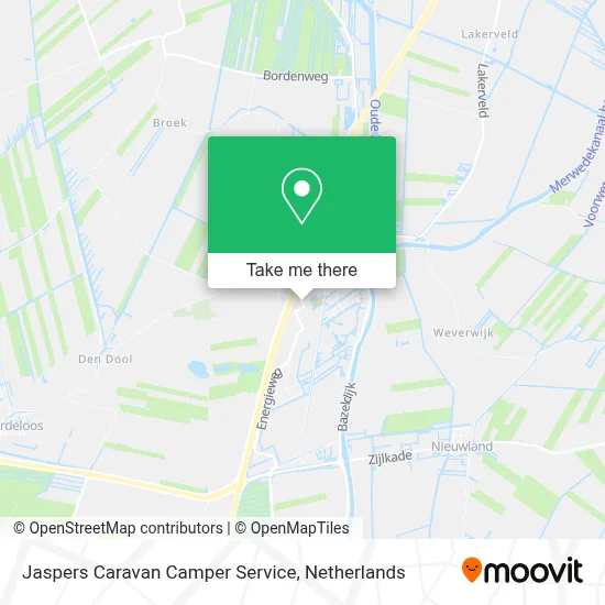 Jaspers Caravan Camper Service map