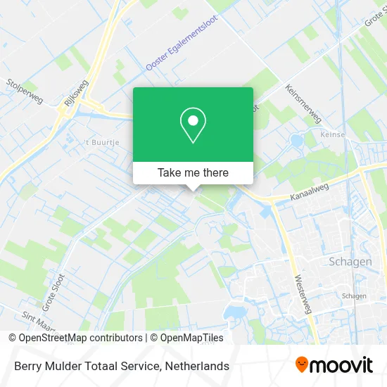 Berry Mulder Totaal Service map