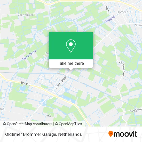 Oldtimer Brommer Garage map