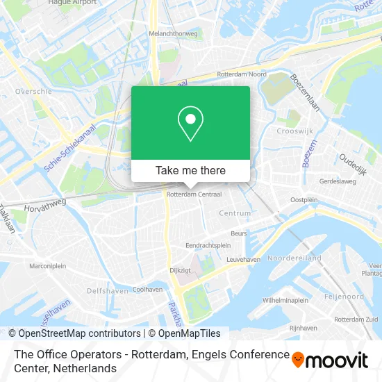The Office Operators - Rotterdam, Engels Conference Center map