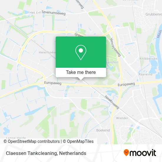 Claessen Tankcleaning Karte