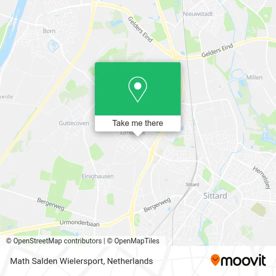 Math Salden Wielersport map