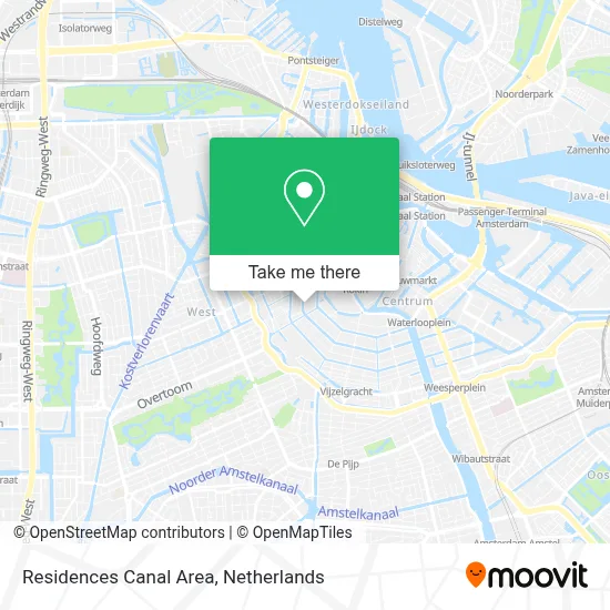 Residences Canal Area map