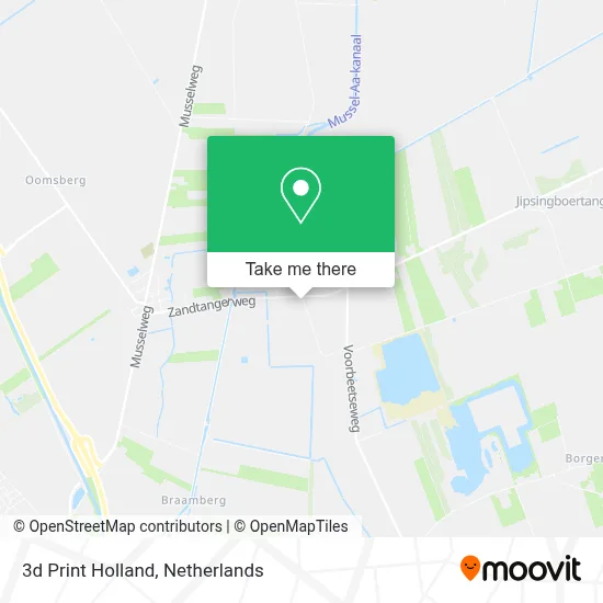 3d Print Holland map