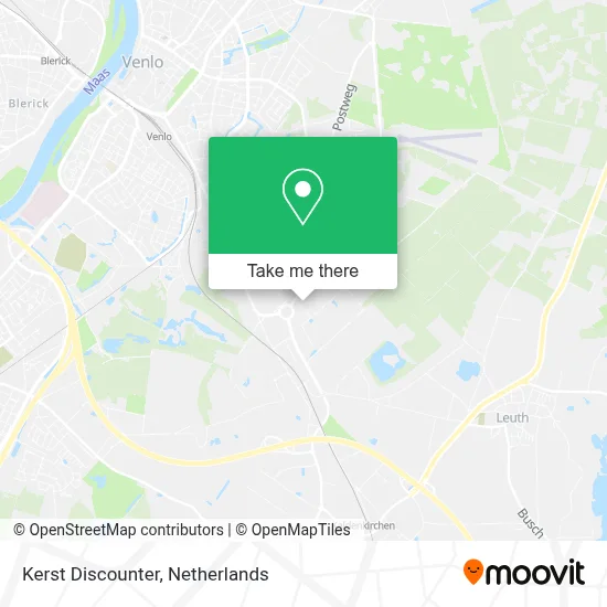 Kerst Discounter map