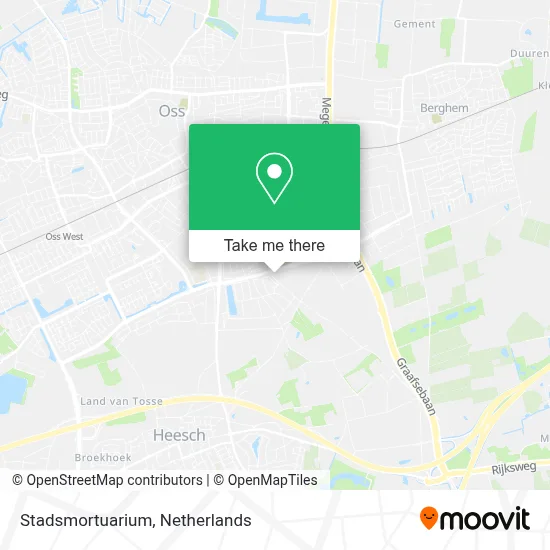 Stadsmortuarium map