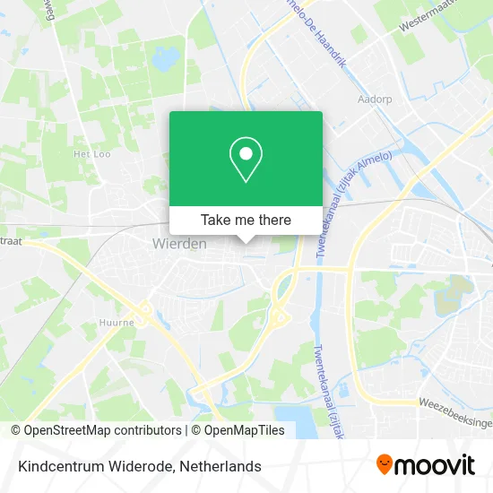 Kindcentrum Widerode map
