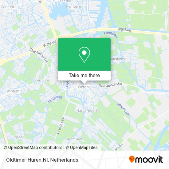 Oldtimer-Huren.Nl map