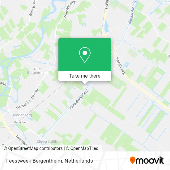 Feestweek Bergentheim map