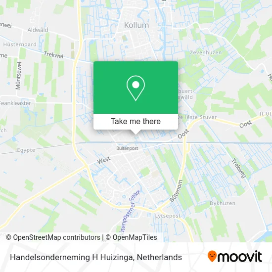 Handelsonderneming H Huizinga Karte