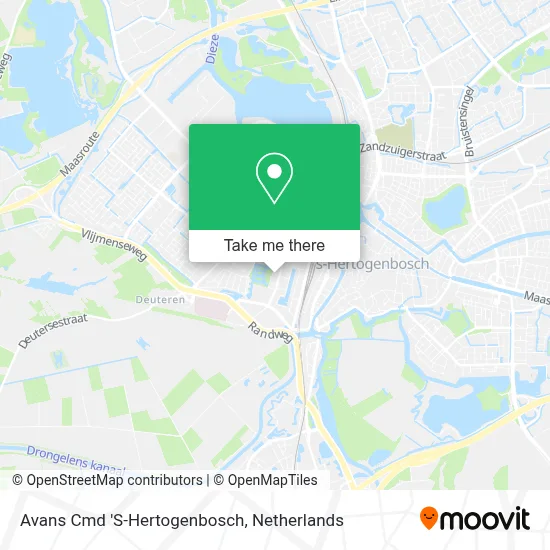 Avans Cmd 'S-Hertogenbosch map