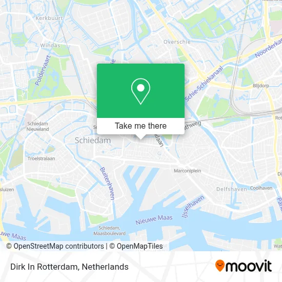 Dirk In Rotterdam map